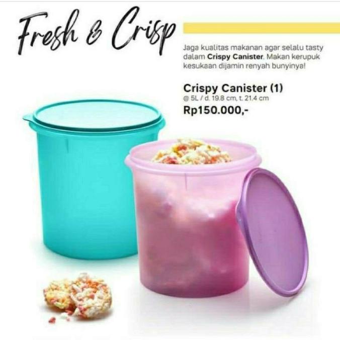 Tupperware Midi Canister Toska Toples Kerupuk Besar