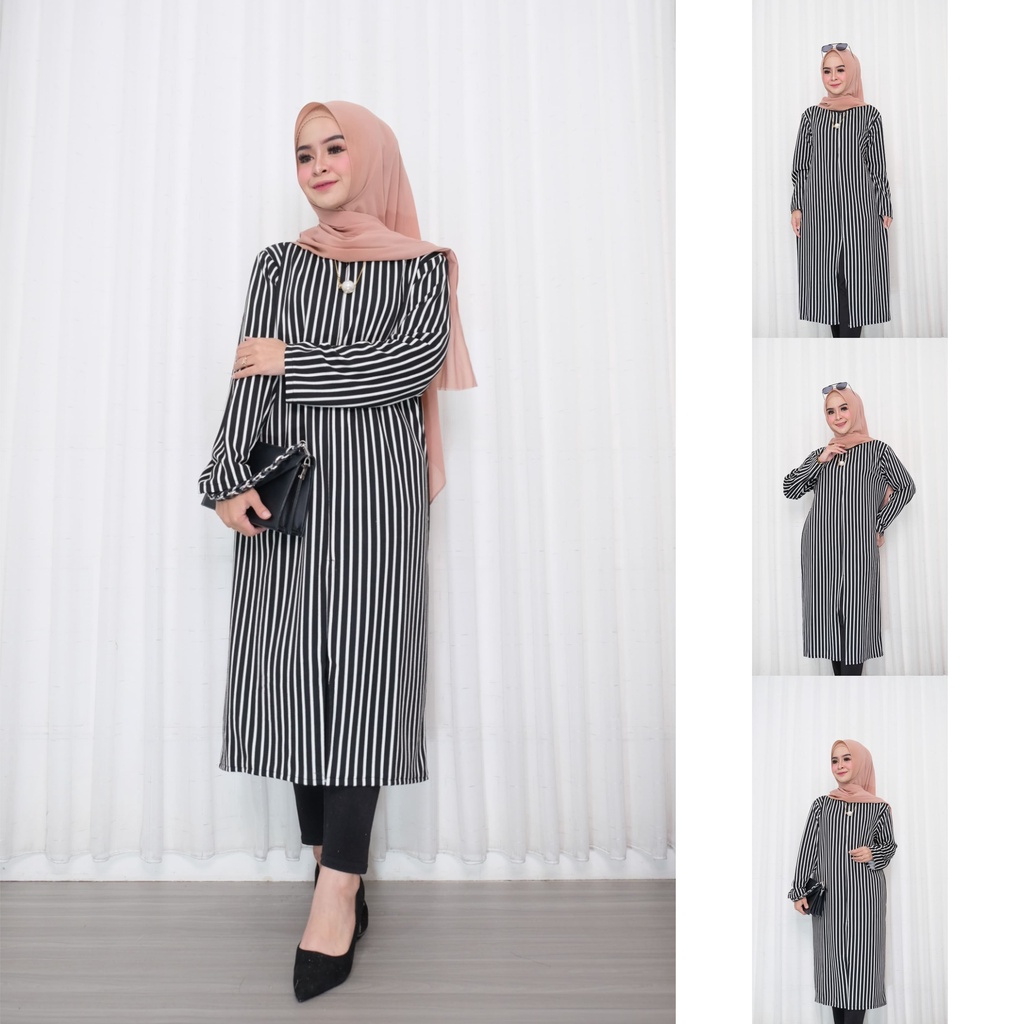 Claudia Tunik Berta Tunik Jollie Tunic Salur Ld 100 Dan Ld 120 Tunik Salur Jumbo Wanita xxxl ld 140cm Atasan Wanita Motif Salur Atasan Wanita Simple Gamis Waffle Premium Jumbo Tebal Tunik Wanita Jumbo Ld 120cm Atasan Bigsize Tunik Terbaru