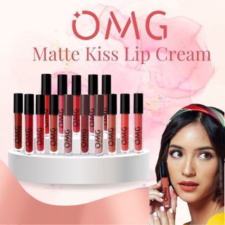 Image of [BPOM] [3,5 GR] OMG OH MY GLAM Matte Kiss Lip Cream 3,5gr / Lipcream OMG BPOM LIPCREAM VIRAL