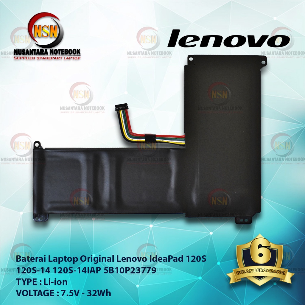 Baterai Original Lenovo IdeaPad 120S 120S-14 120S-14IAP 5B10P23779