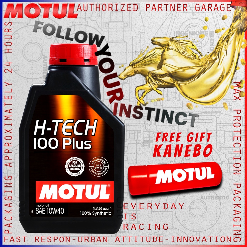 MOTUL H-TECH 100 PLUS 10W40 SN 1L