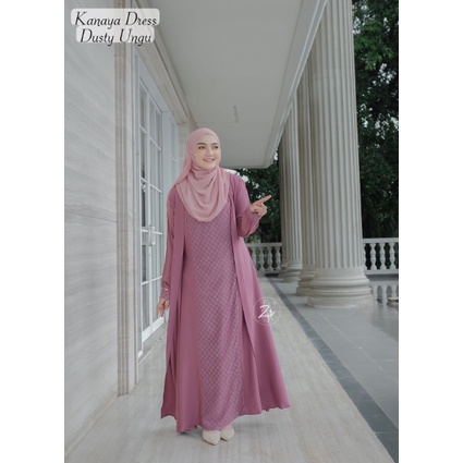 Kanaya Dress Gamis Wanita Muslimah Matt iticrape By Zr Busui LD 110 Terbaru