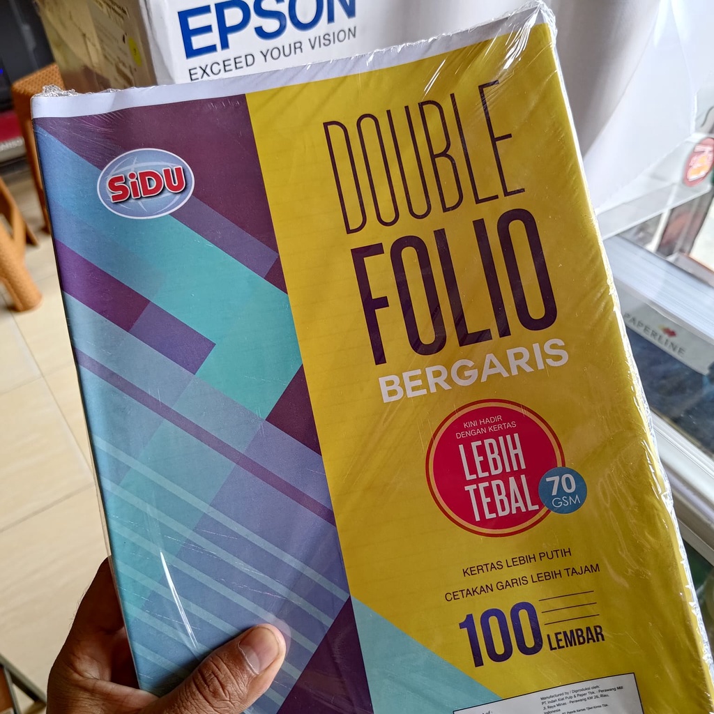 

Kertas Double Volio SIDU 100 Lembar