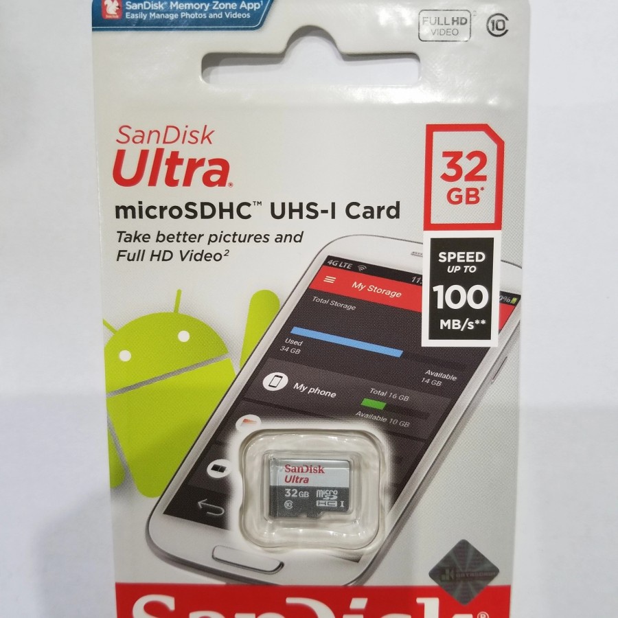 Micro SD sandisk 32 gb