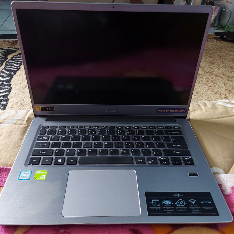 Laptop Acer Swift 3 SF314 - 56G Core i7 Gen 8Th Upgrade RAM 20GB SSD 512GB