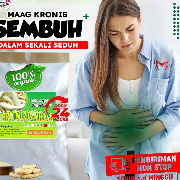 

[Bisa Cod] 1 Kg Tepung Pati Garut Kualitas Super | Ampuh Mengobati Maag Dan Asam Lambung - Trend !