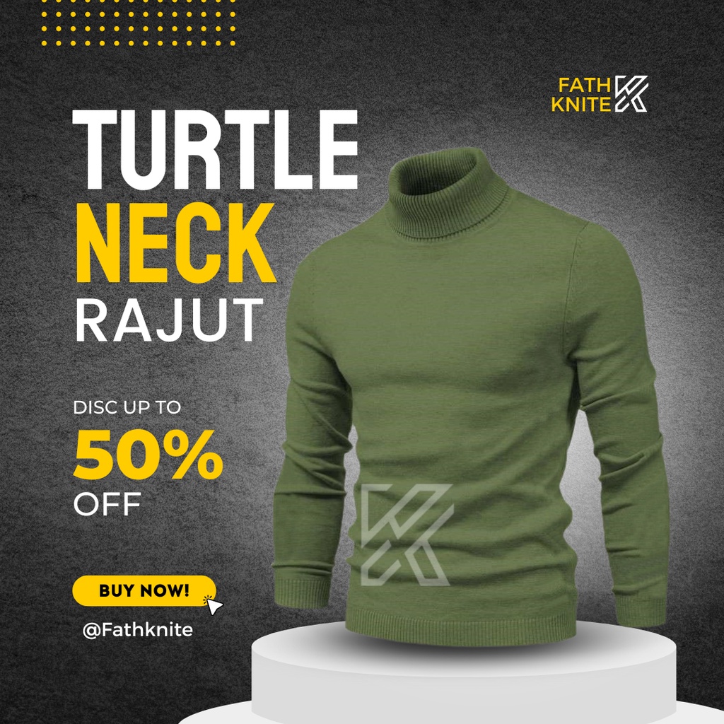 TURTLE NECK KERAH TINGGI LONGNECK POLOSAN sweater rajut turtle neck/ leher panjang pria/rajut kerah tinggi/kaos rajut pria lengan panjang/sweater kerah tinggi pria/turtle neck pria/baju kerah tinggi pria/jaket rajut pria/