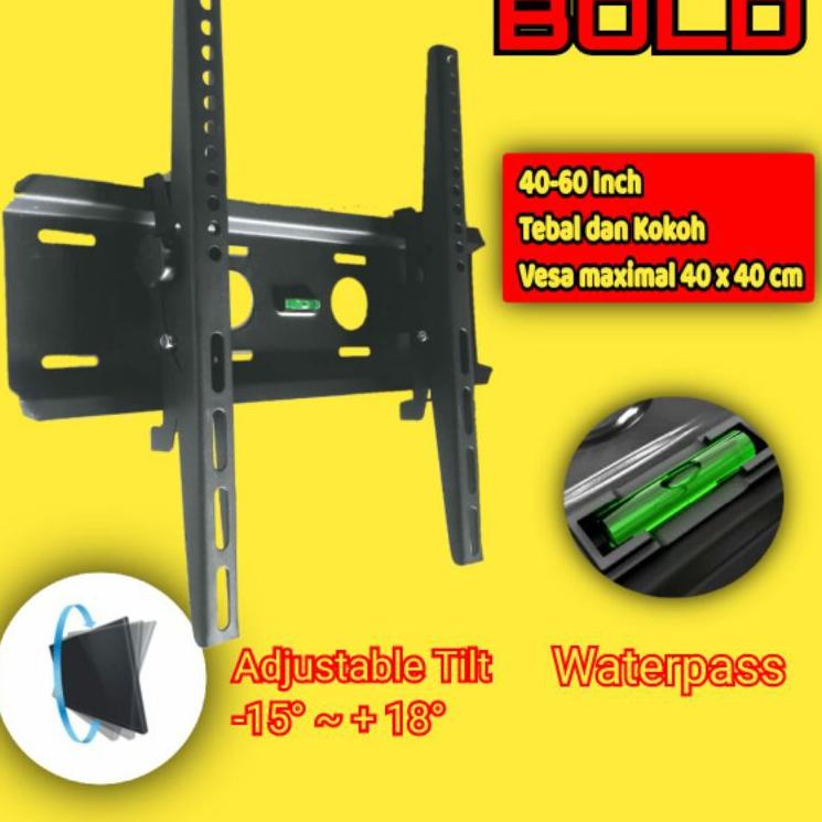 Termurah BRACKET TV 40 - 60 Inch BOLD