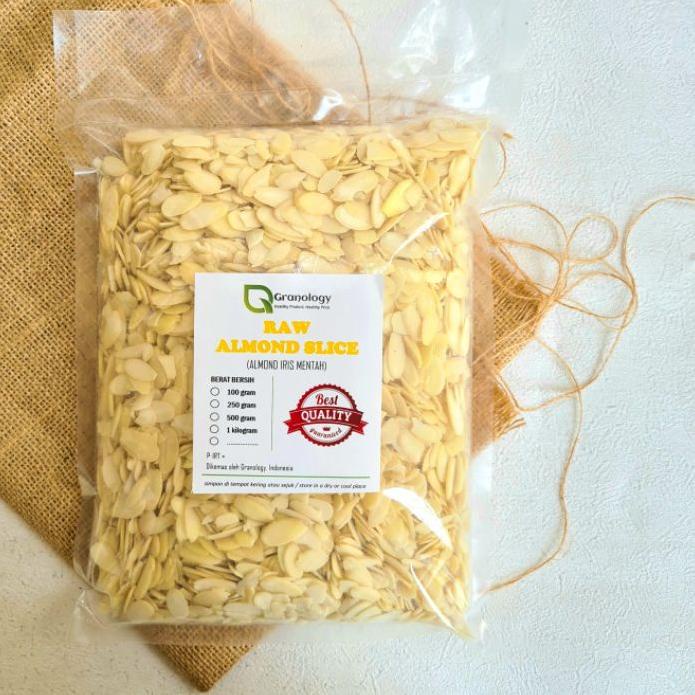 

➱ Almond Slice Raw / Almond Iris Tipis Mentah - 1 kilogram ◄