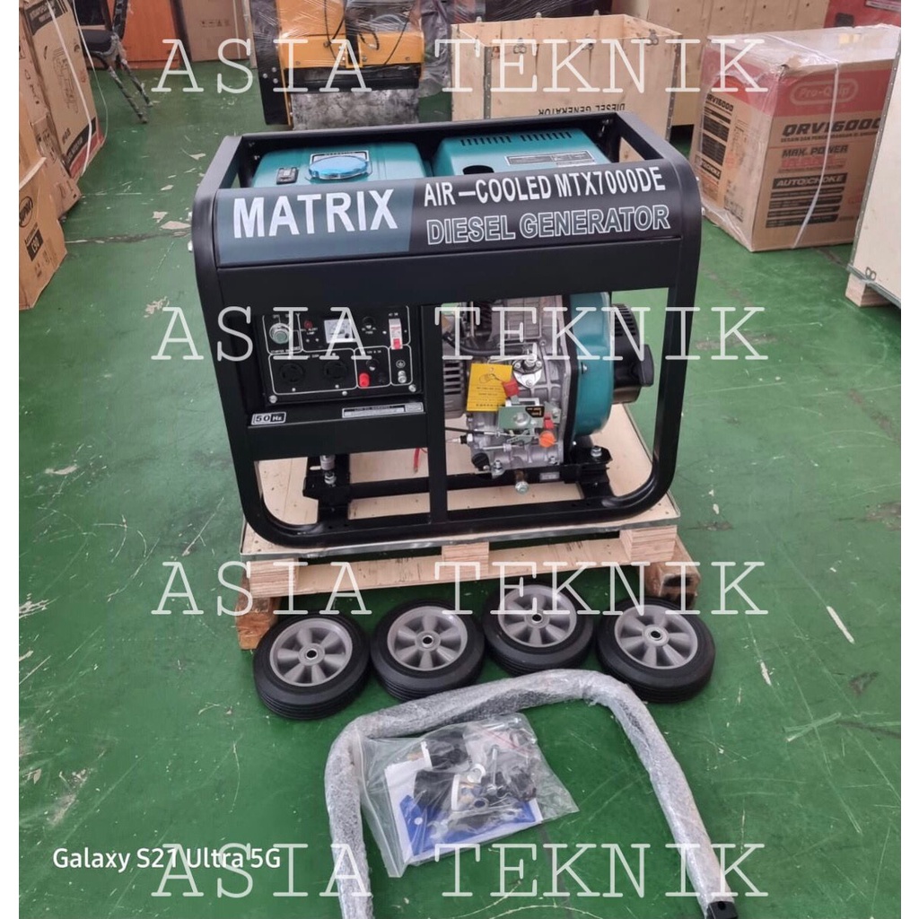 Genset solar diesel 5000 watt matrix heavy duty