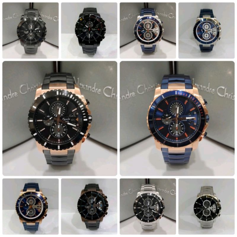 ORIGINAL JAM TANGAN PRIA ALEXANDRE CHRISTIE AC 6455 / AC6455 / 6455 GARANSI RESMI 1 TAHUN