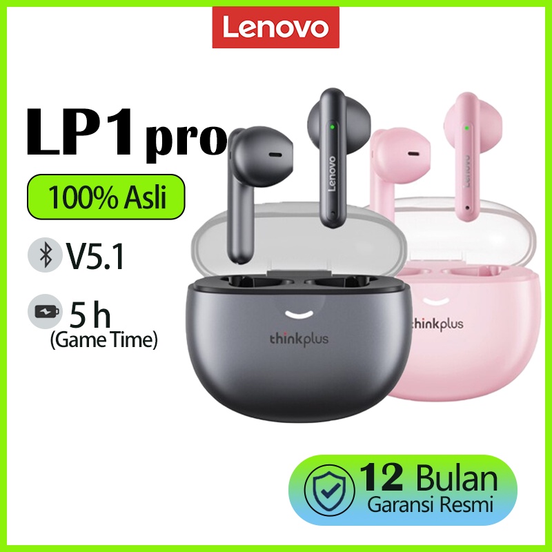 Thinkplus Lenovo LP1 PRO TRUE WIRELESS BLUETOOTH EARBUDS TWS/Tahan air