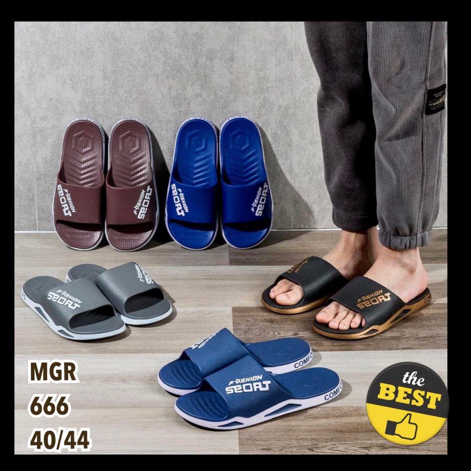 Sandal Selop Karet Pria Sport Simple Elegan Keren Impor MGR Mokaya Balance (666/633)/ Size 40-45