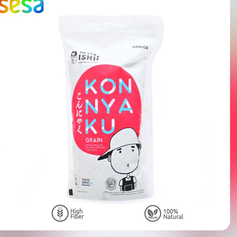 

✔✔SALE✔✔ Mr Ishii Konnyaku Grain Beras Shirataki 1 Kg