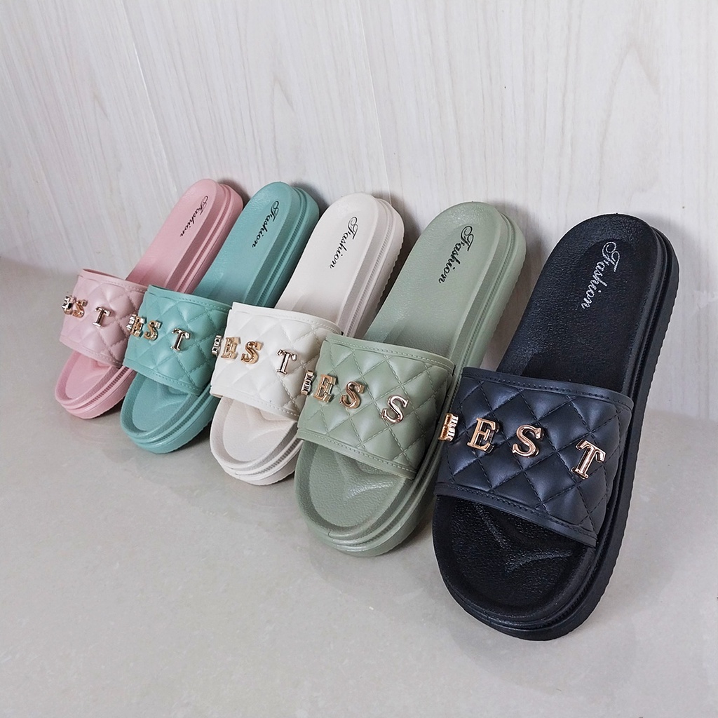 AND / COD / Sandal Slip On Wanita Import / Sandal Wanita Kekinian / Sandal Selop Wanita Terbaru / Sandal Jalan Wanita SPT-51