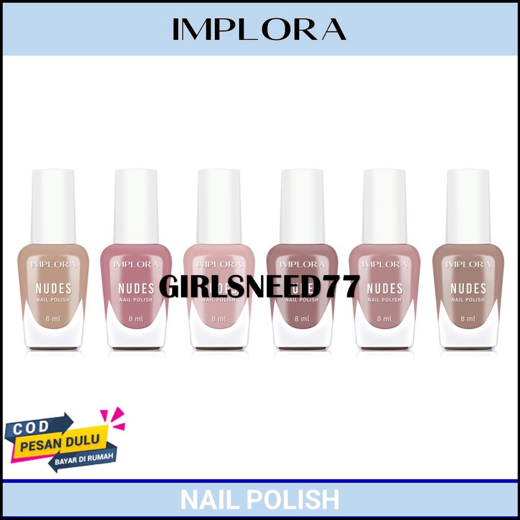 IMPLORA Nail Polish 4 Warna GIRLSNEED77