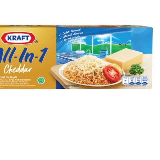 

➤ Keju kraft cheddar all in one 2kg ◄