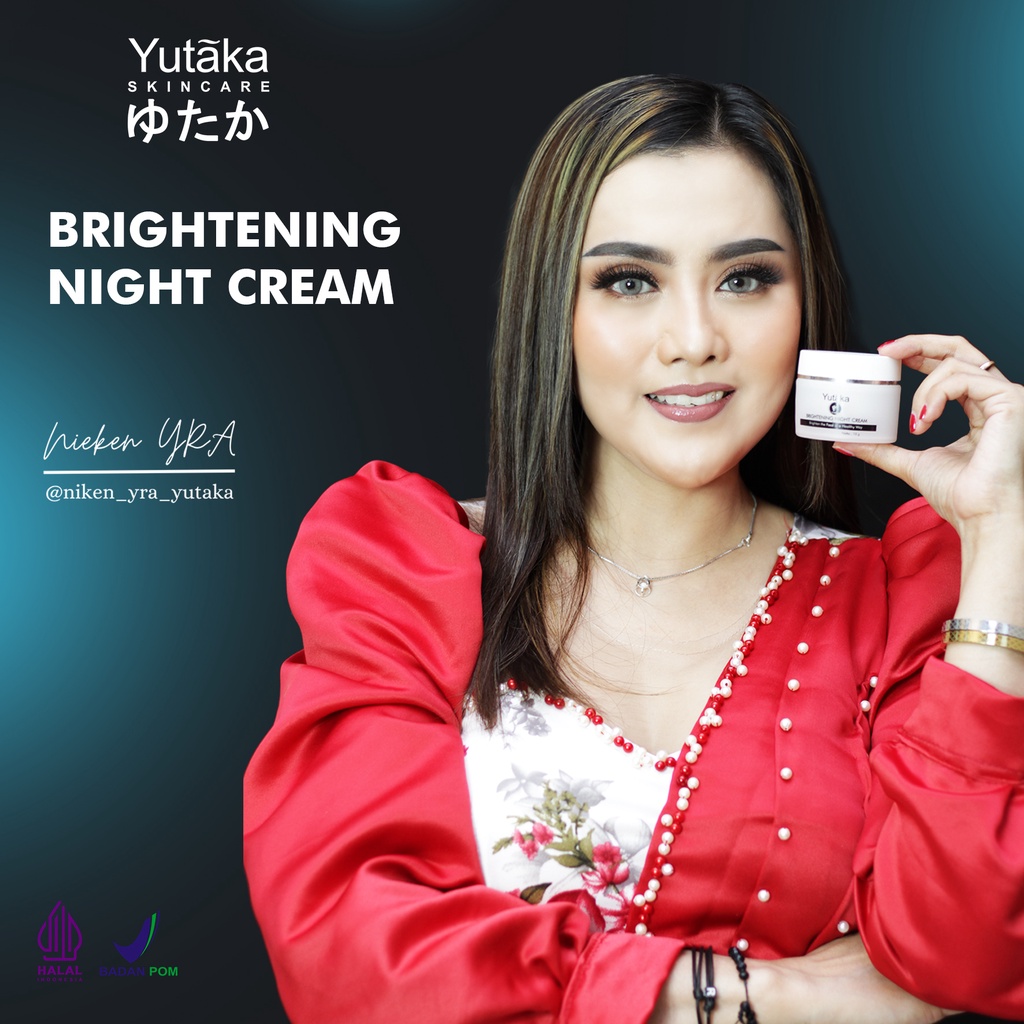 NIGHT CREAM YUTAKA/CREAM MALAM/NIGHT CREAM YUTAKA BEAUTY SKINCARE 100% ORIGINAL