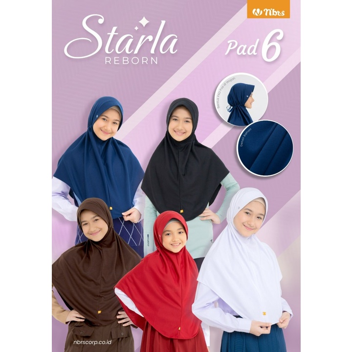 NIBRAS HIJAB ANAK STARLA PAD 6 TERBARU 2023
