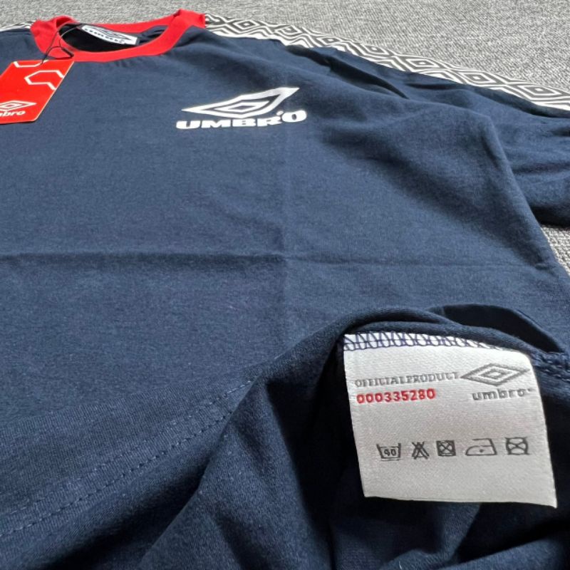 -FRMNSH- KAOS RINGER UMBRO NAVY NEW FULL TAG LABEL CASUAL HYPE