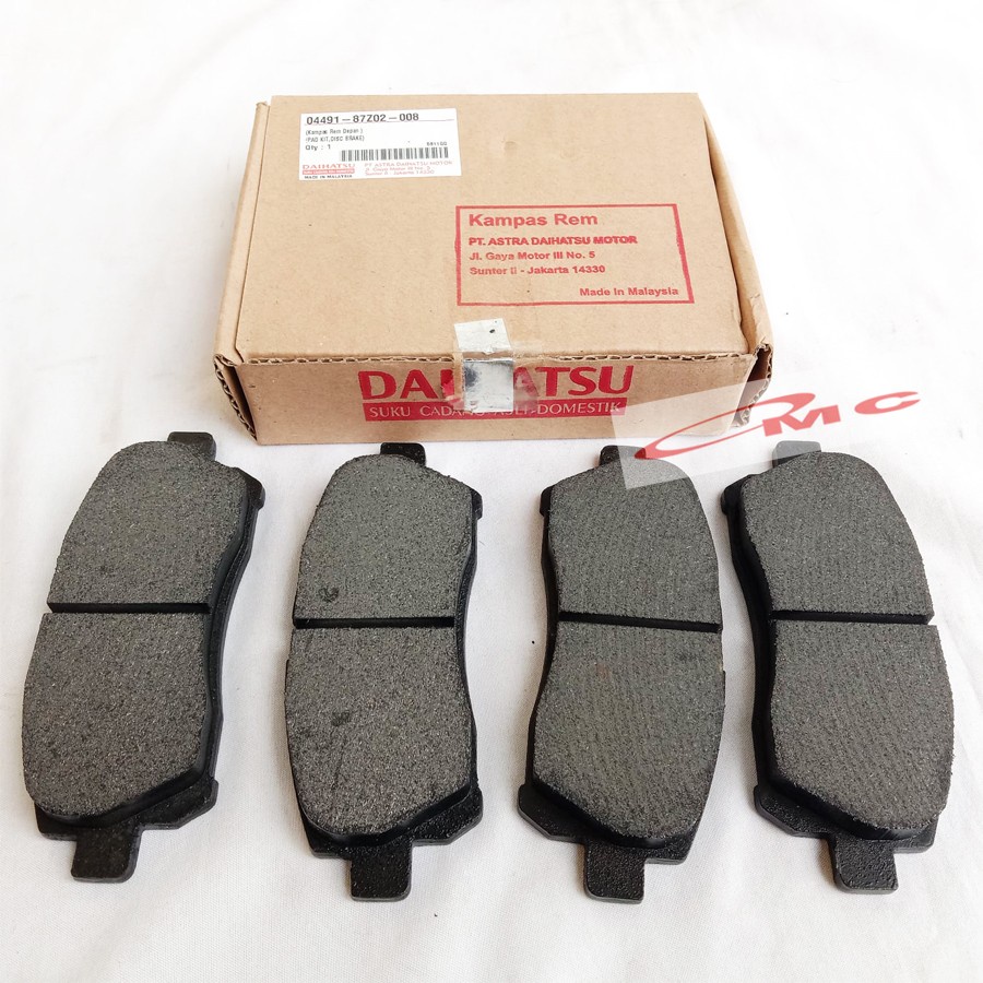 Brake Pad Kampas Rem Depan Daihatsu Rush Avanza Taruna Terios 04491-87Z02-008