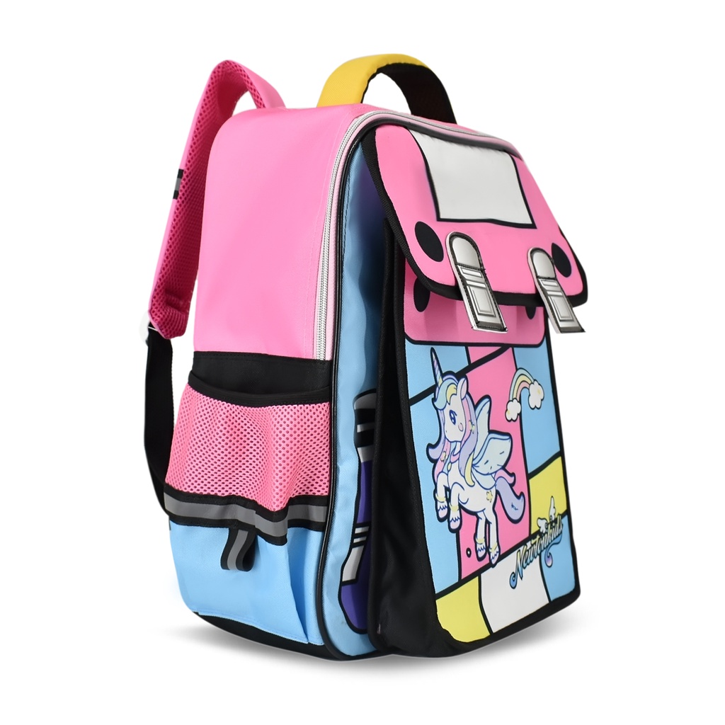 Newtonkids-Tas Ransel Sekolah Sd/Ransel Sekolah Newtonkids Rainbow/Ransel Sekolah Anak 2IN1/Tas Anak Terbaru/Tas Fashion Anak