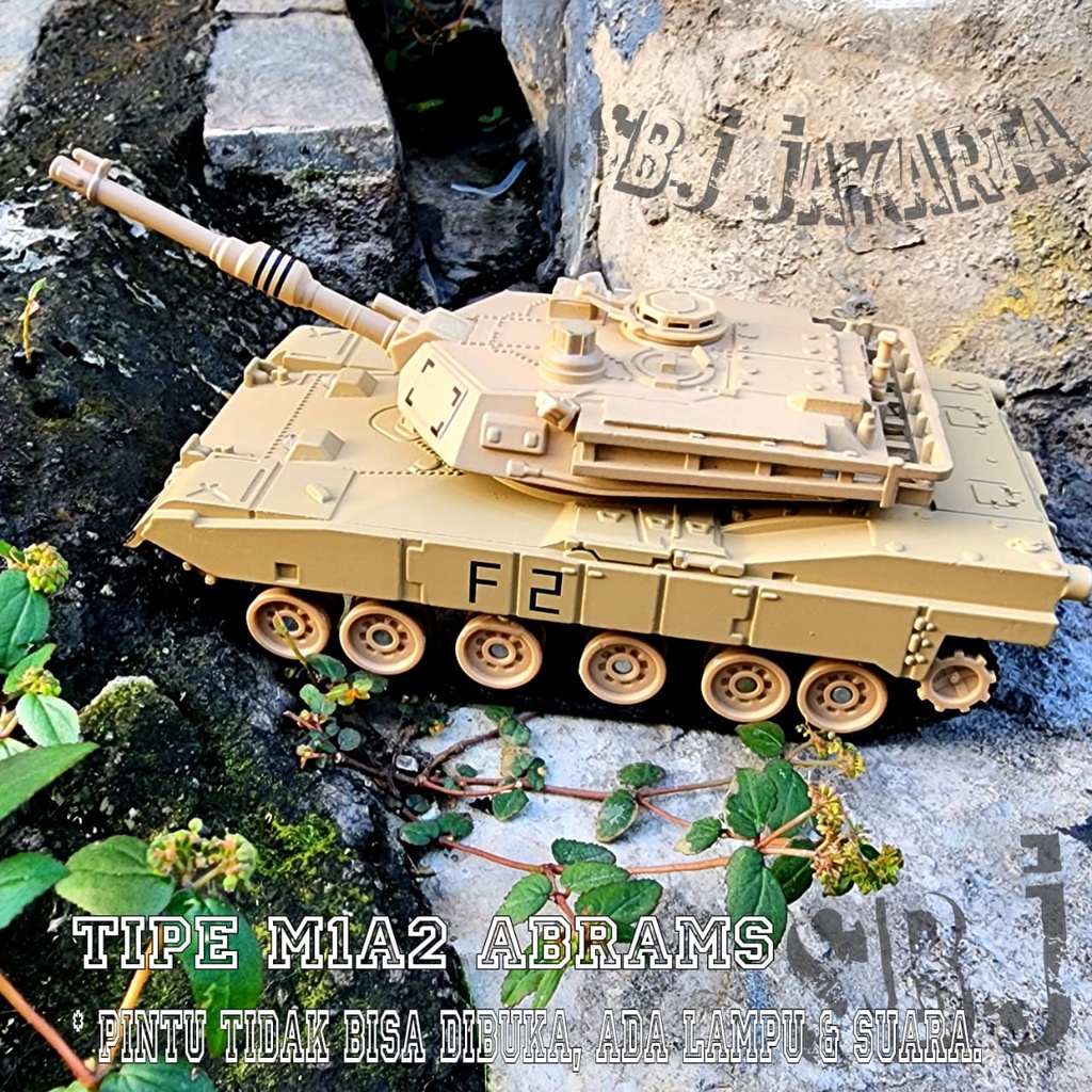 DIECAST MINIATUR TANK SKALA 1:32 M1A2 ABRAMS LEOPARD 2 METAL ALLOY M1 ABRAMS BATTLE TANK