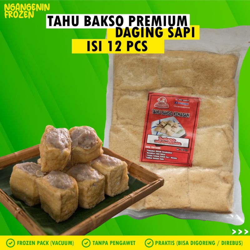 

Tahu Bakso Frozen Premium Isi 12 Pcs