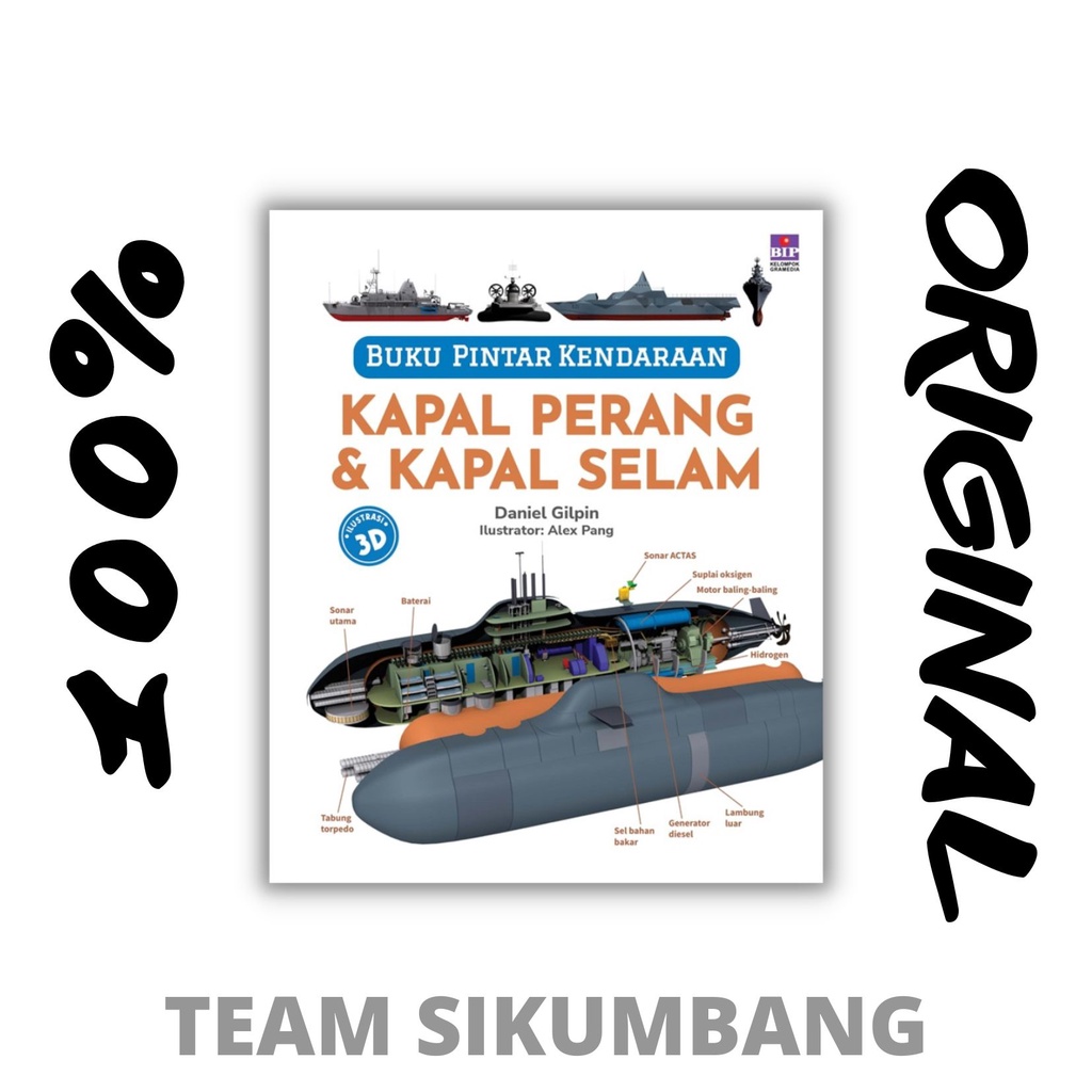 Buku Pintar Kendaraan: Kapal Perang & Kapal Selam