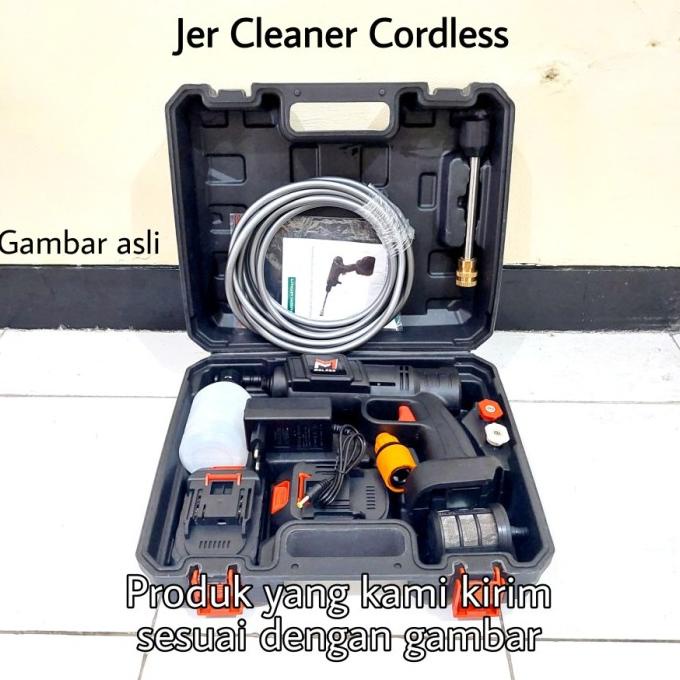 Semprotan Air Cuci Mobil Mobil / Motor Portable Baterai | Alat Steam -