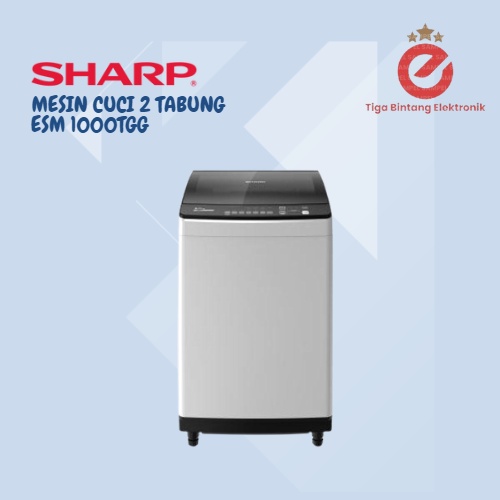 Mesin Cuci Top Loading Sharp ESM 1000TGG (10KG)