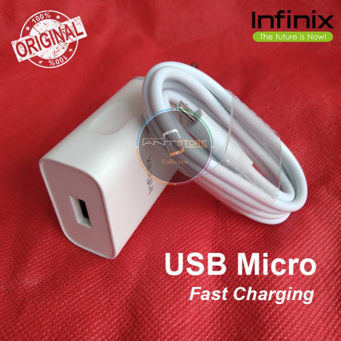 Charger Infinix Hot 9 play / Hot 10 Original 100% Fast Charging