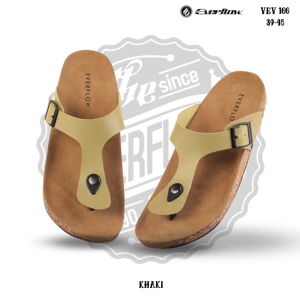 ☀ EVERFLOW ☀ sandal pria jumbo, Sendal pria BIG SIZE sandal JUMBO jepit UKURAN BESAR VEV100 39-45.