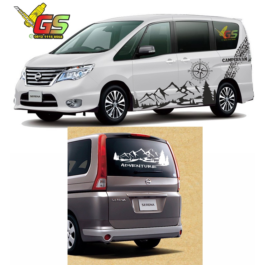 CUTTING STICKER MOBIL CAMPERVAN