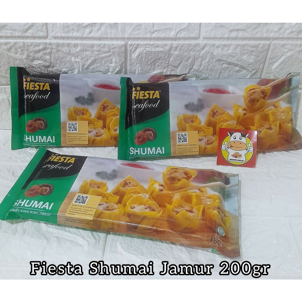 

FIESTA SHUMAI JAMUR 200GR - FIESTA SIOMAY JAMUR - FROZEN FOOD - BRONTZ JOGJA