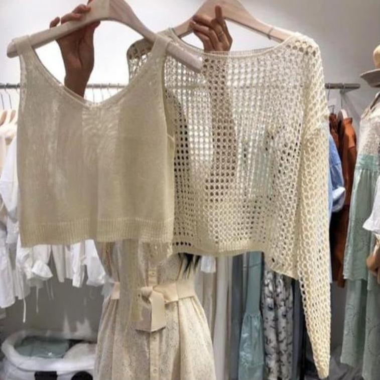 REKOMENDASI FX SHOP TOP VERMORRA RAJUT / ATASAN + INNER RAJUT / Fashion Wanita