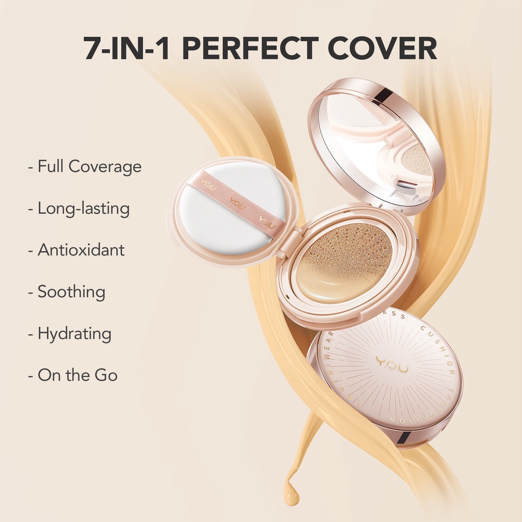 YOU NOUTRIWEAR FLAWLESS CUSHION FOUNDATION 11gr