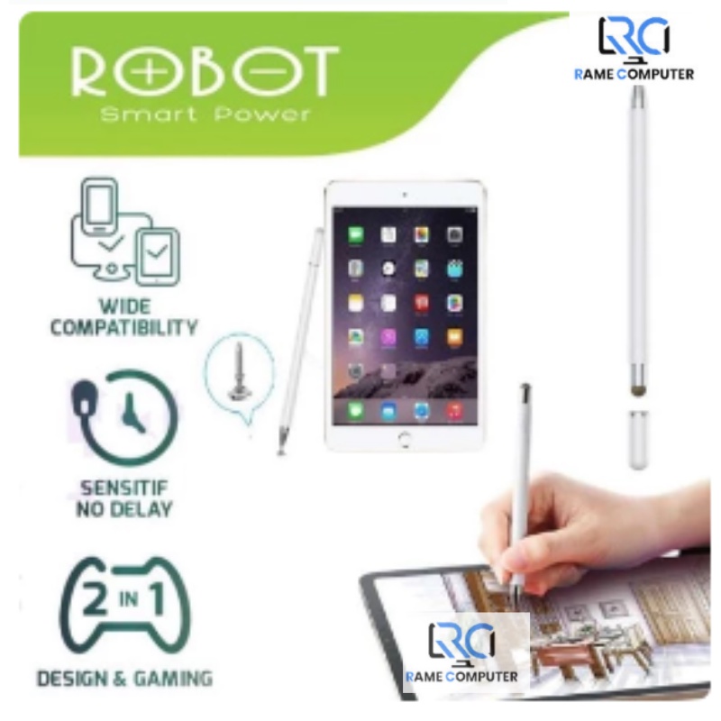 ROBOT RSP01 Universal 2 in 1 Capacitive Stylus Pen for Mobile Tablet