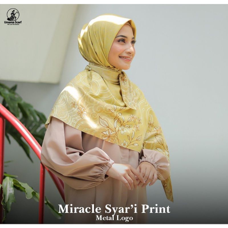 Hijab segi empat syari motif jumbo lebar 130x130 cm umama voal miracle