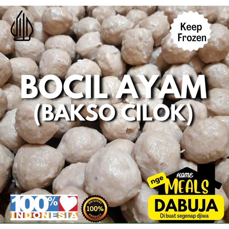 

DABUJA Bakso Cilok (BOCIL) Ayam isi 20 kemasan vacum