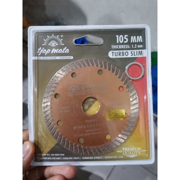 Mata Gurinda Keramik&Granite Tjap Mata Turbo Slim 105 mm