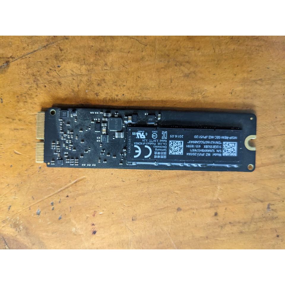 SSD Macbook 512GB pro 2013 - 2014 - 2015 air 2017 apple flash original