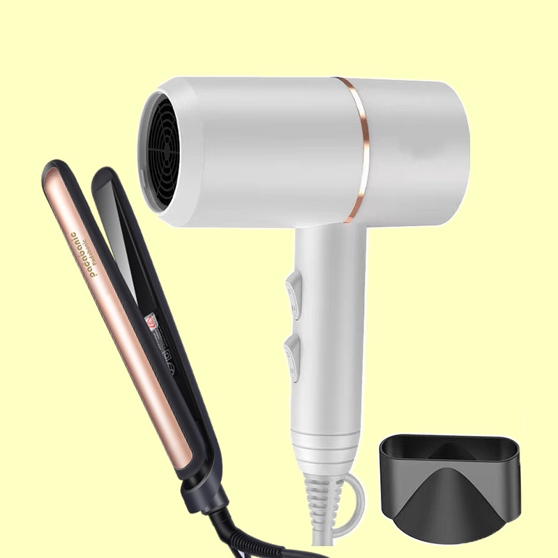 Hair Dryer 800W Alat Pengering Rambut Multifungsi Professional Ionic Hair Dryer Dan catokan mini