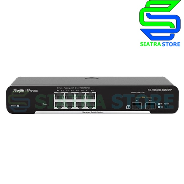 Ruijie RG-NBS3100-8GT2SFP | Cloud 8 Port Gigabit L2 Managed Switch