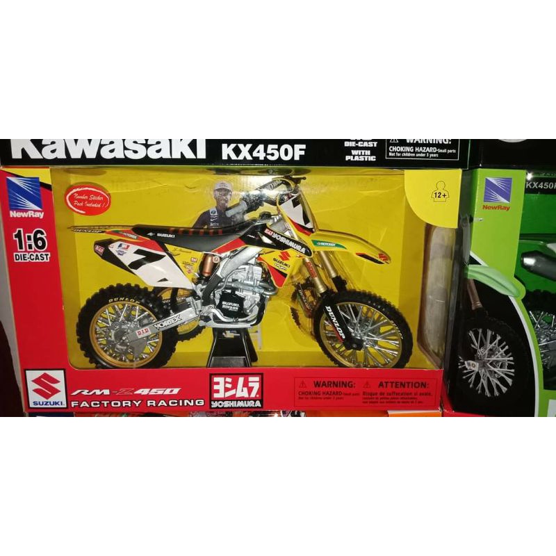 Diecast Miniatur Motor Trail Suzuki 450 Motocross Harga Murah