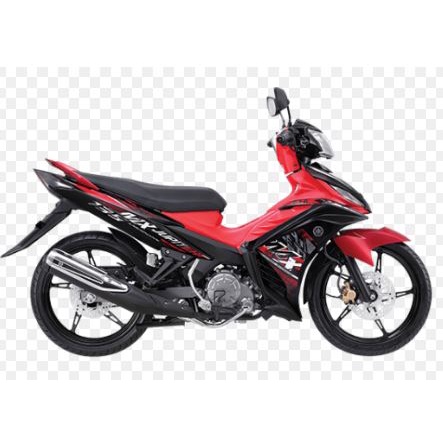 STIKER STRIPING LIS LES POLET BODY MOTOR YAMAHA JUPITER MX NEW 135 2014 HITAM MERAH