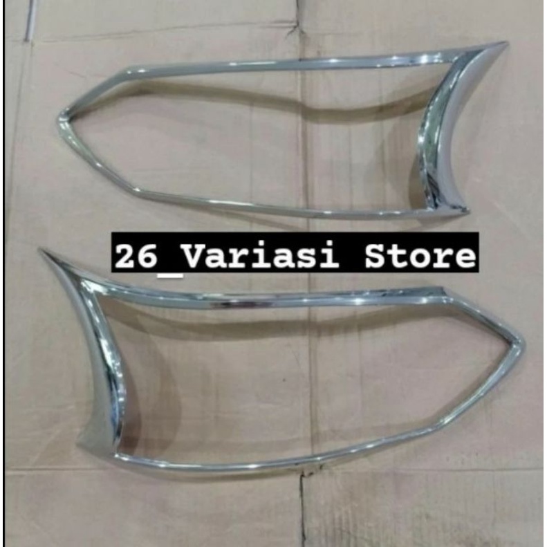List Garnish Lis Lampu Depan Chrome GRAND NEW AVANZA GREAT NEW XENIA 2015-2018