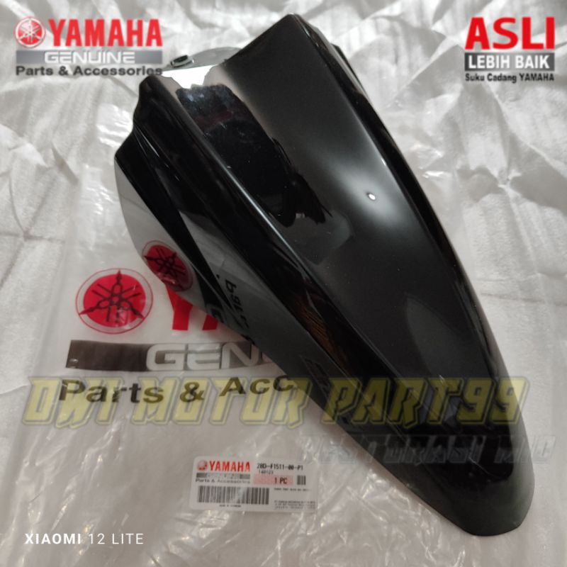 SPAKBOR DEPAN MIO SMILE 2008-2012 HITAM 28D P1 ORIGINAL ORI YAMAHA