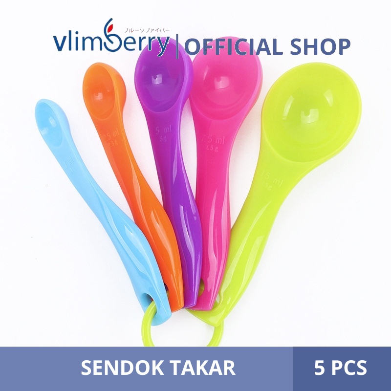 Sendok Takar Sendok Serbaguna 5 In 1 Sendok Ukuran Buat Kue dan Bumbu