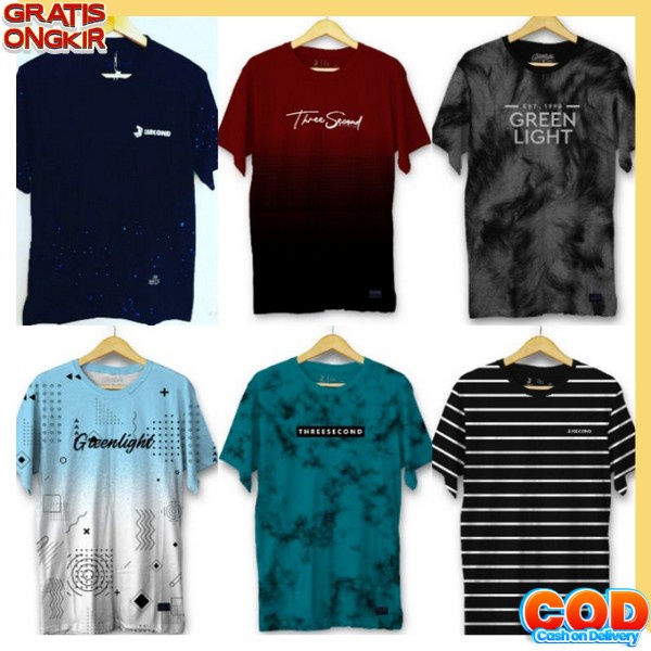 Kaos Pria Casual Terbaru Premium Keren Bisa Cod Kekinian Korean Style Cowok Baju Atasan Bju Cowo Baj